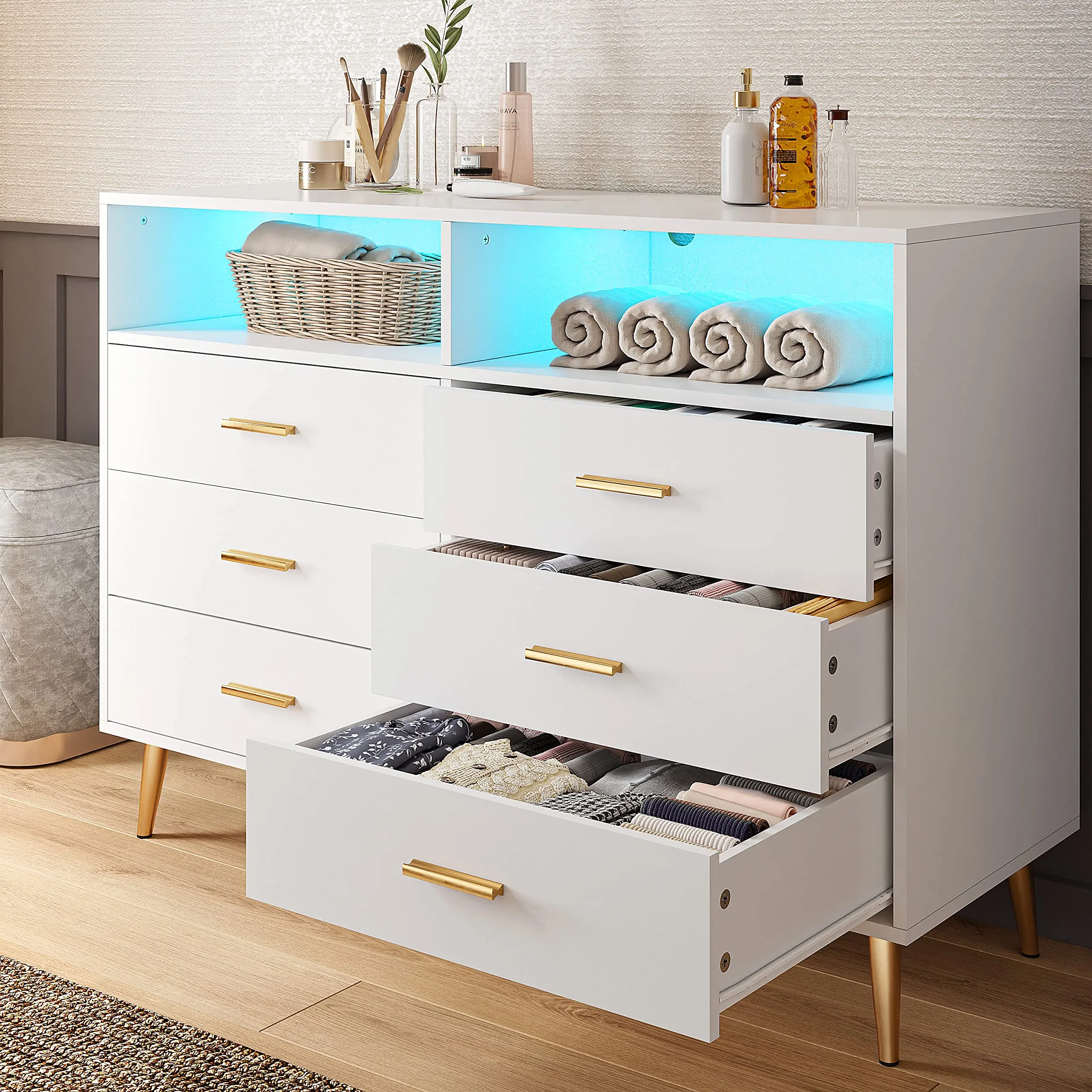 led dressers 6 drawers bedroom furniture dresser organizer white dresser chest of drawers cajoneras for bedroom