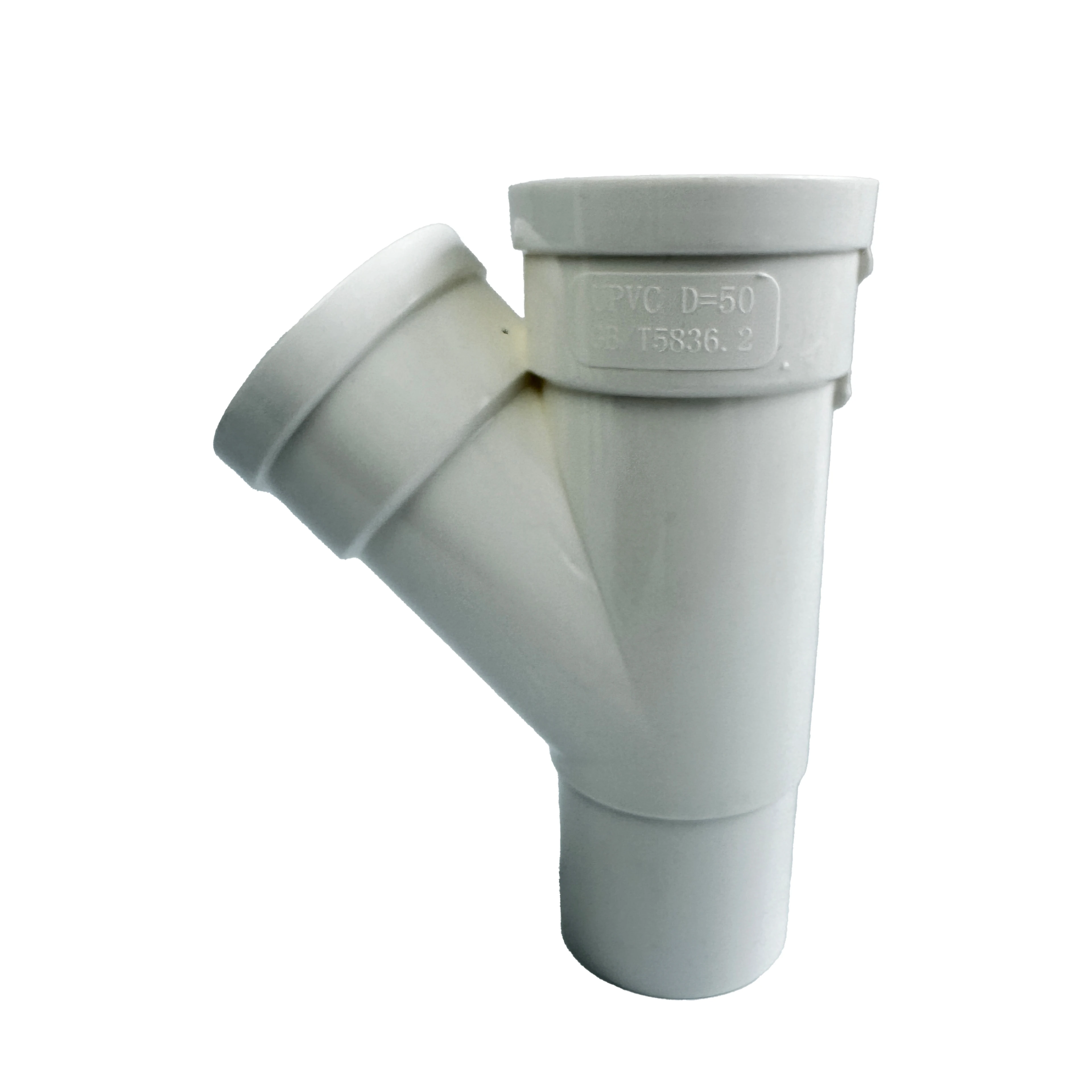 PVC pipe four way connector plastic PVC plumbing water pipe accessories PVC cross fitting