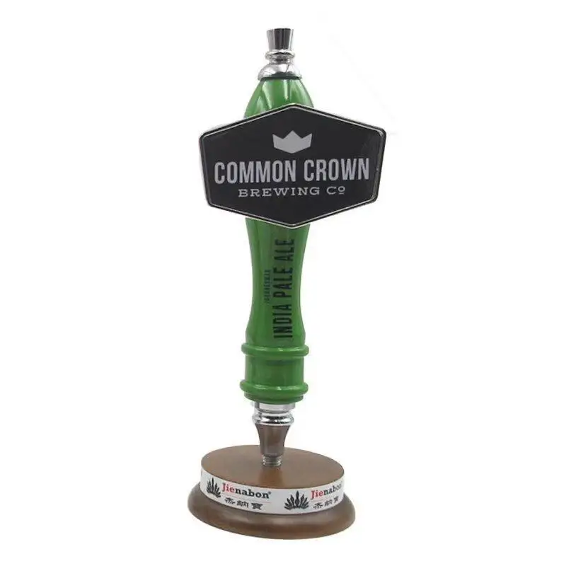 Free sample homebrew bar chalkboard classical decorative wood custom beer tap handle