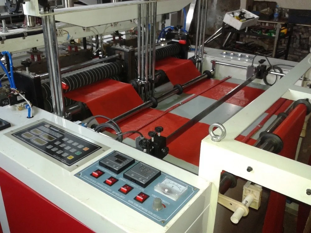 Automatic supermarket shopping thin plastic poly Bag Making Machine