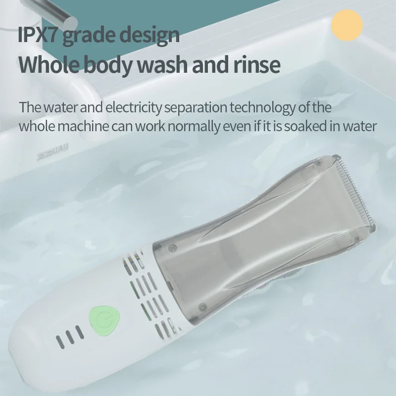 WAIKIL 3 Colors Electric Child Hair Cutter Machine Best Baby Hair Clipper Portable Suction Hair Trimmer Kids Salon Kits Hot Sale