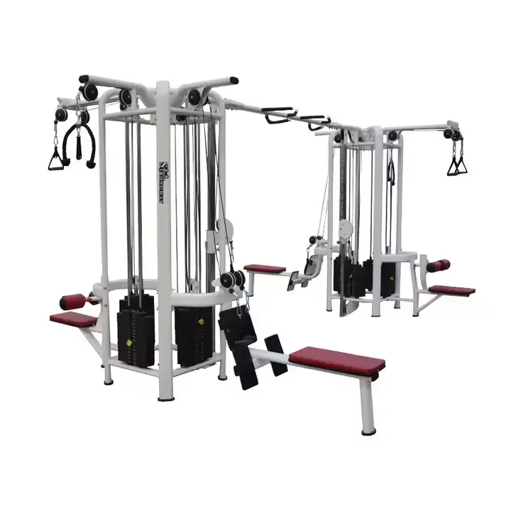 YG FITNESS YG-5027 8 station Gym Use Fitness Equipment Trainer Multi Jungle 8 stacks for Body Building