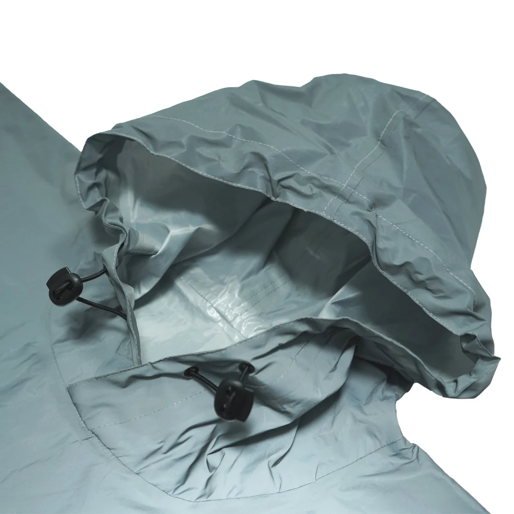 High Quality Adult Long  Reflective Waterproof  Raincoat Large Size Windbreaker Rain Poncho Cloak Cape Overcoat