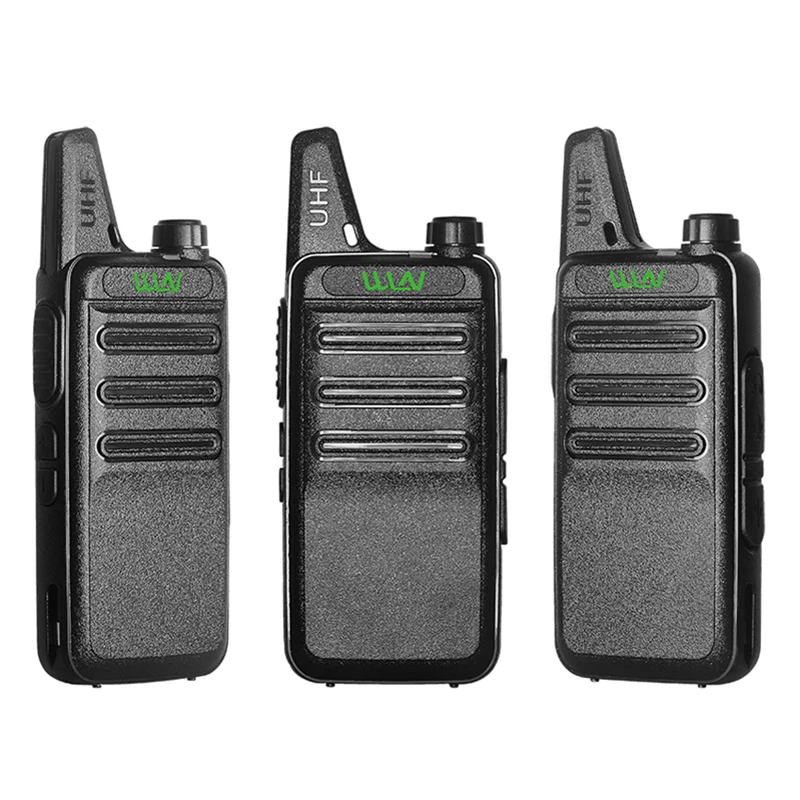 WLN walkie talkie KD-C6 Cheap New 2W Rechargeable Compact Radio Communication Outdoor Small Slim 3-5KM Long Range Wireless Walki