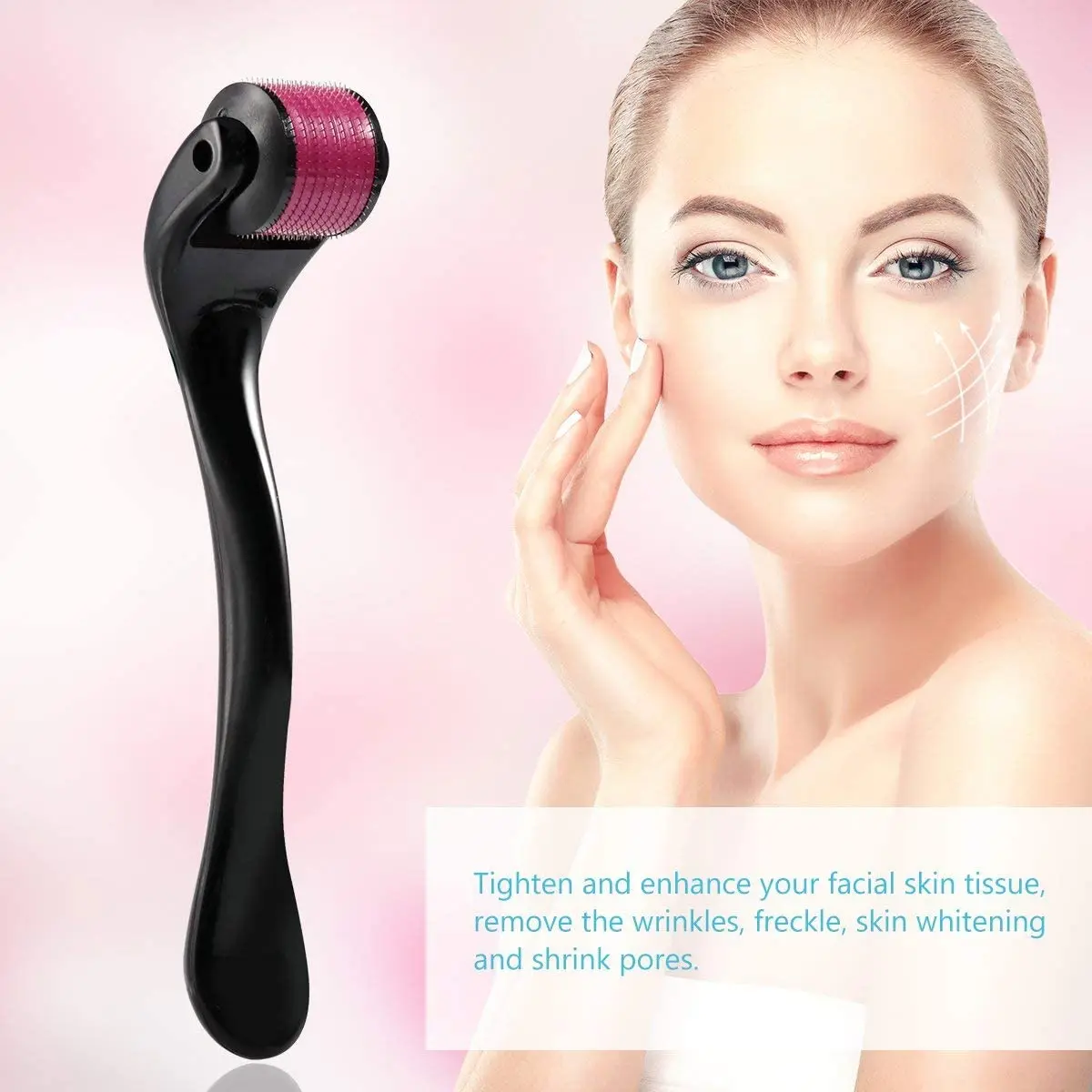  Микроигольный инструмент Derma Roller для лица титановые микроиголки ухода за