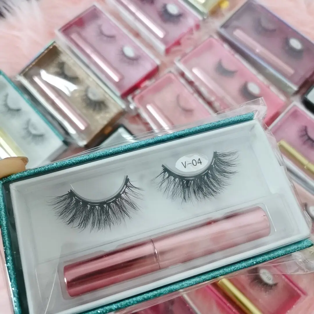 Оптовая продажа, магнитные ресницы из натуральной норки