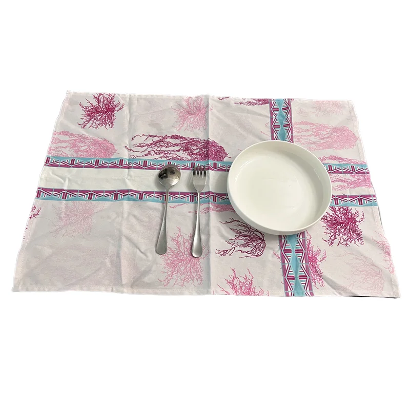 Eco-Friendly Paperless Cotton Kitchen Tea Towel linen multi-use personalized waffle weave sublimation digital printing tea towel