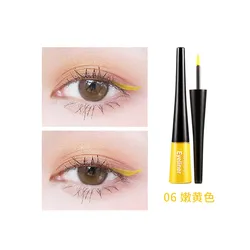 Low MOQ High Quality Longlasting Arabic Eyeliner  Private Label 6 Colors Shimmer Liquid Eyeliner