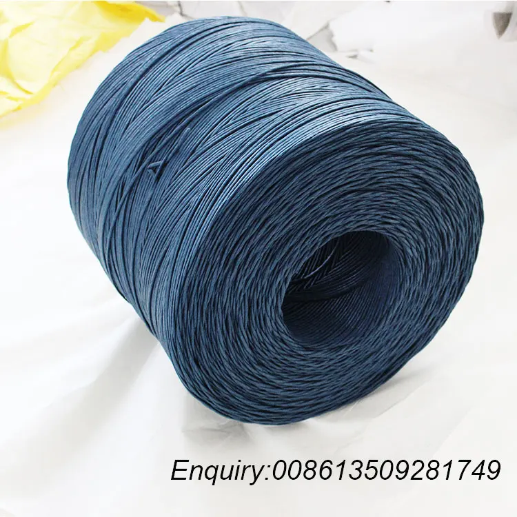 Twisted paper rope for paper bag making
