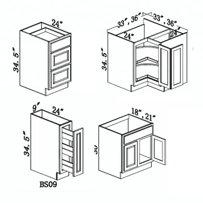 CE Certs Europe American Outdoor Stainless Steel 6 Burners Kitchen Cabinets Set