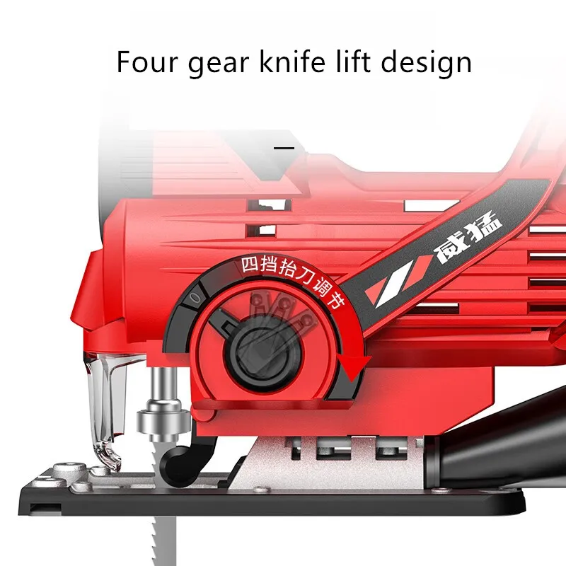 WHAMX 65MM Handheld Multifunctional Wireless Curve table saw jig Wood working Cutting Machine
