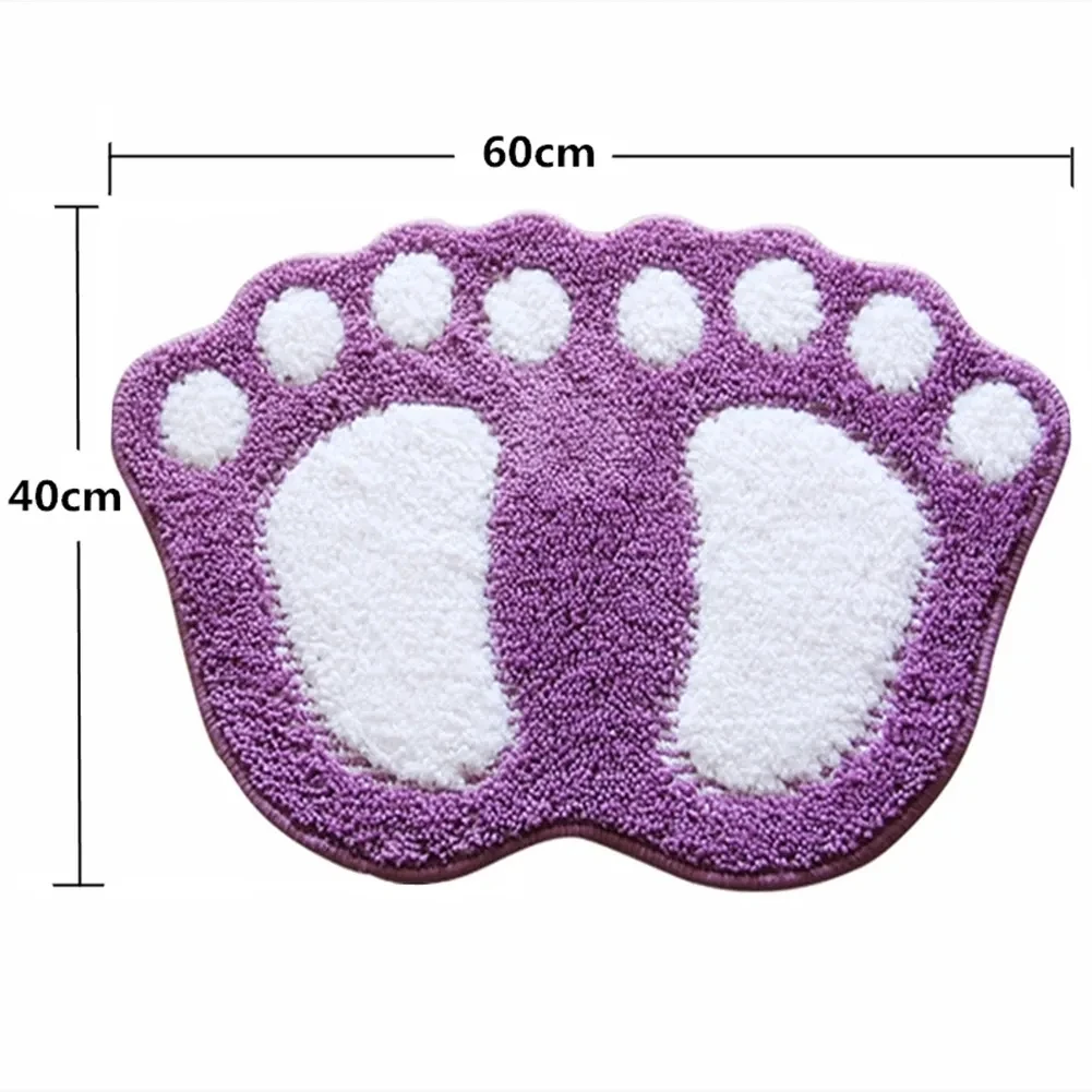 RTS Hot Sale Non-slip Bathroom Carpet Mat Toilet Foam Bathroom Rug Bath Pad Carpets