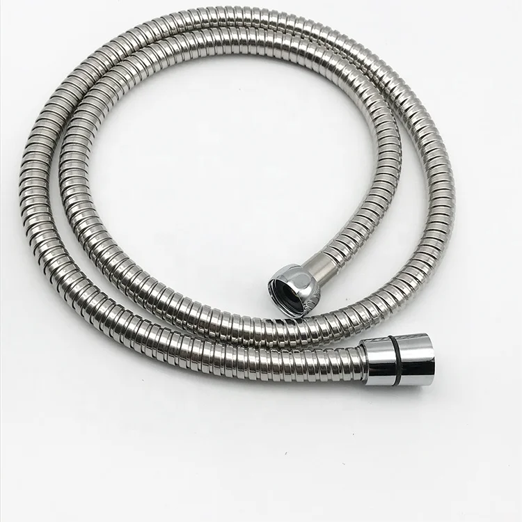 
bathroom brushed nickel stainless steel flexible metal shower hose 