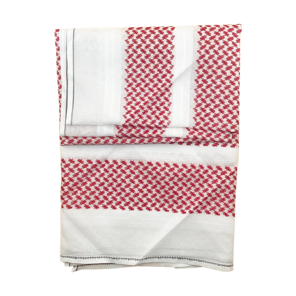 
Winter ladies wool scarf leisure wool cashmere ladies scarf luxury brand red and white plaid pattern ladies headscarf 