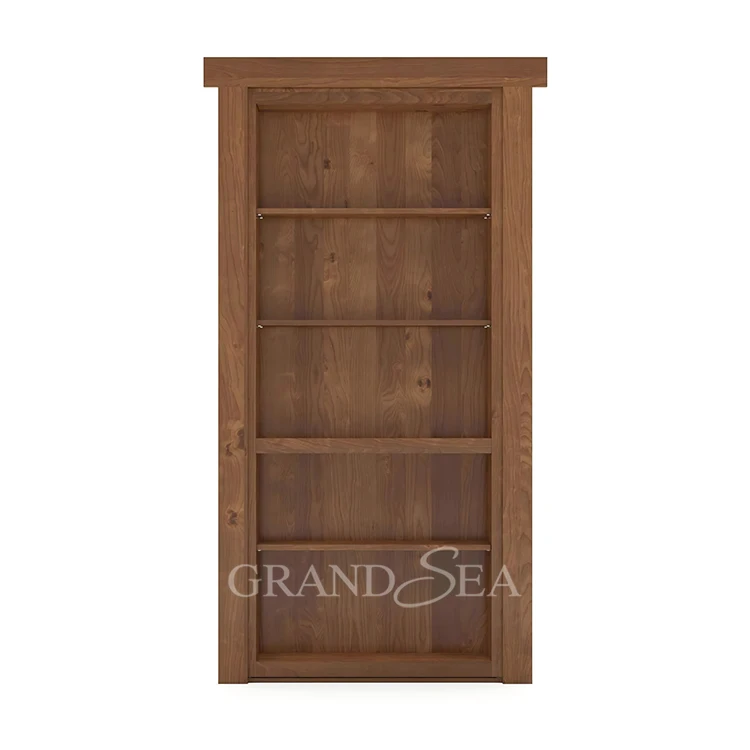 Modern Style Hidden Door Custom Hidden Bookcase Door Home Use Invisible Secret Room Hidden Murphy Door