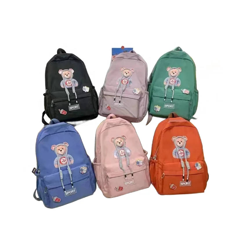 OEM good quality new style daily bookbag student school backpack teen girls boys casual kids travel bag in stock