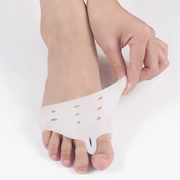 Silicone Metatarsal Pads Toe Separator Pain Bunion With Foot Pad Corrector Unisex Hallux Valgus Braces