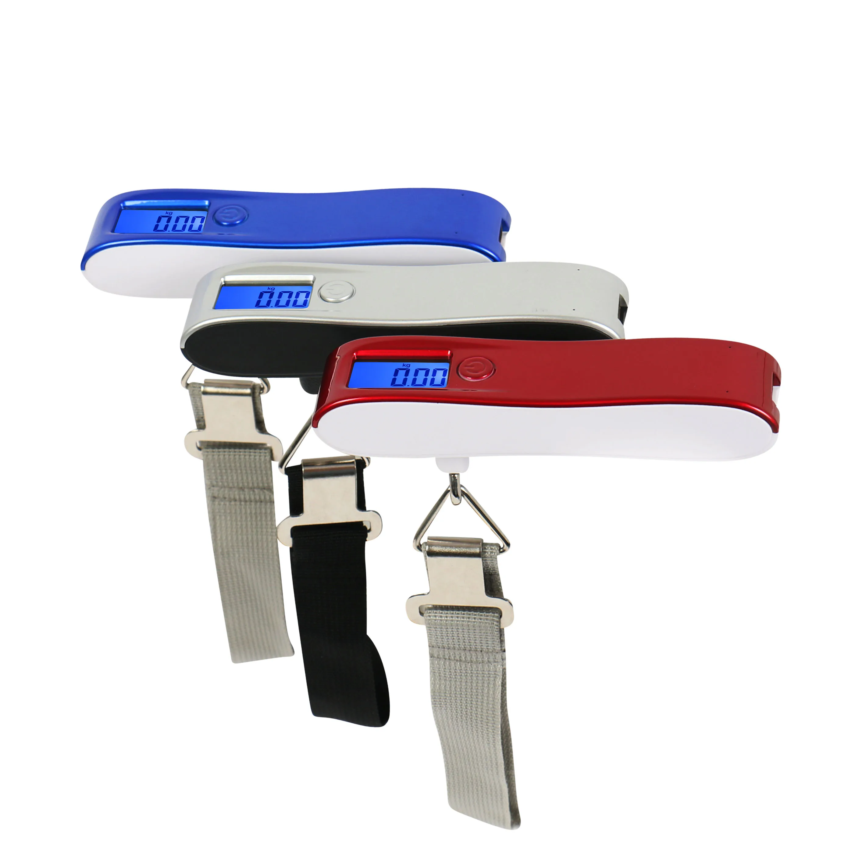 New Balance 18650 Battery Bag Weight Machine Luggage Strap with Scale 50kg LCD Display Portable