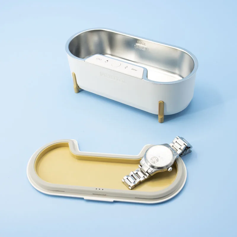 Ultrasonic Jewelry Cleaner for Jewelry Ring Silver Eyeglass Coins 40kHz 600ml Ultrasound Cleaner Machine