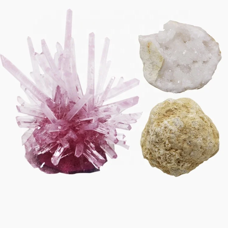 Hot Sale Educational LED Growing Crystal Set Diy Items For Kids