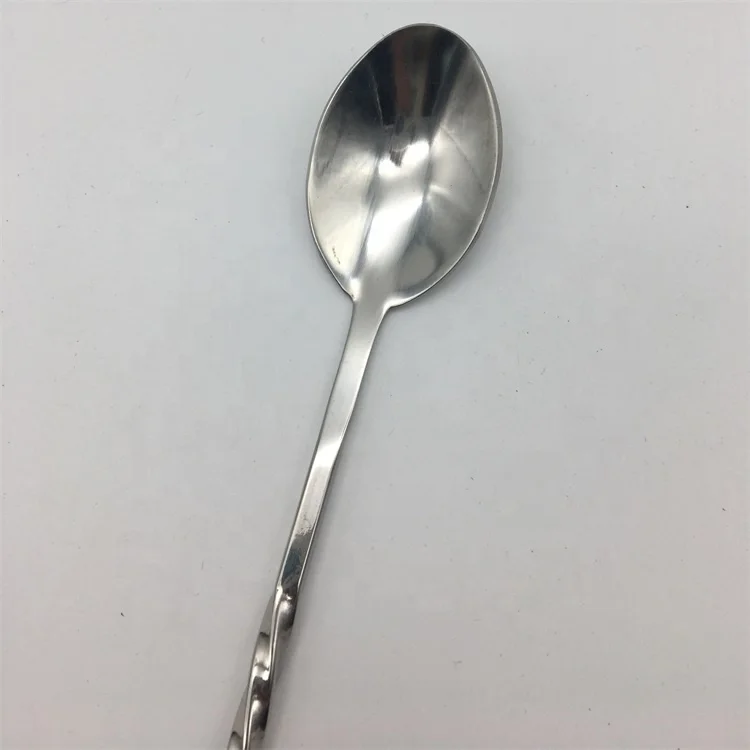 Stainless Steel Bartender Tools Cocktail Drinking Stirring Mixing Twisted Spoon Swizzle Stick With Weighted Base Head Tail