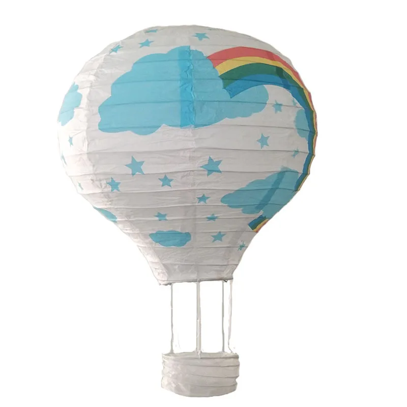 Origin Export Environmental Sky Flying Lantern Oval Diamond Heart Shape Colorful Wishing Paper Lantern