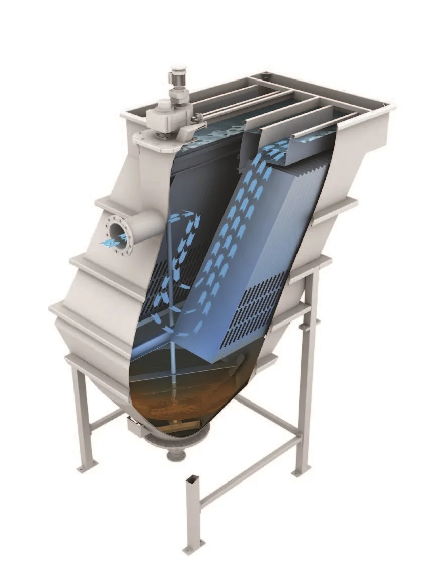 Automatic Control Lamella Clarifier Sedimentation Tank for Sludge Water Treatment