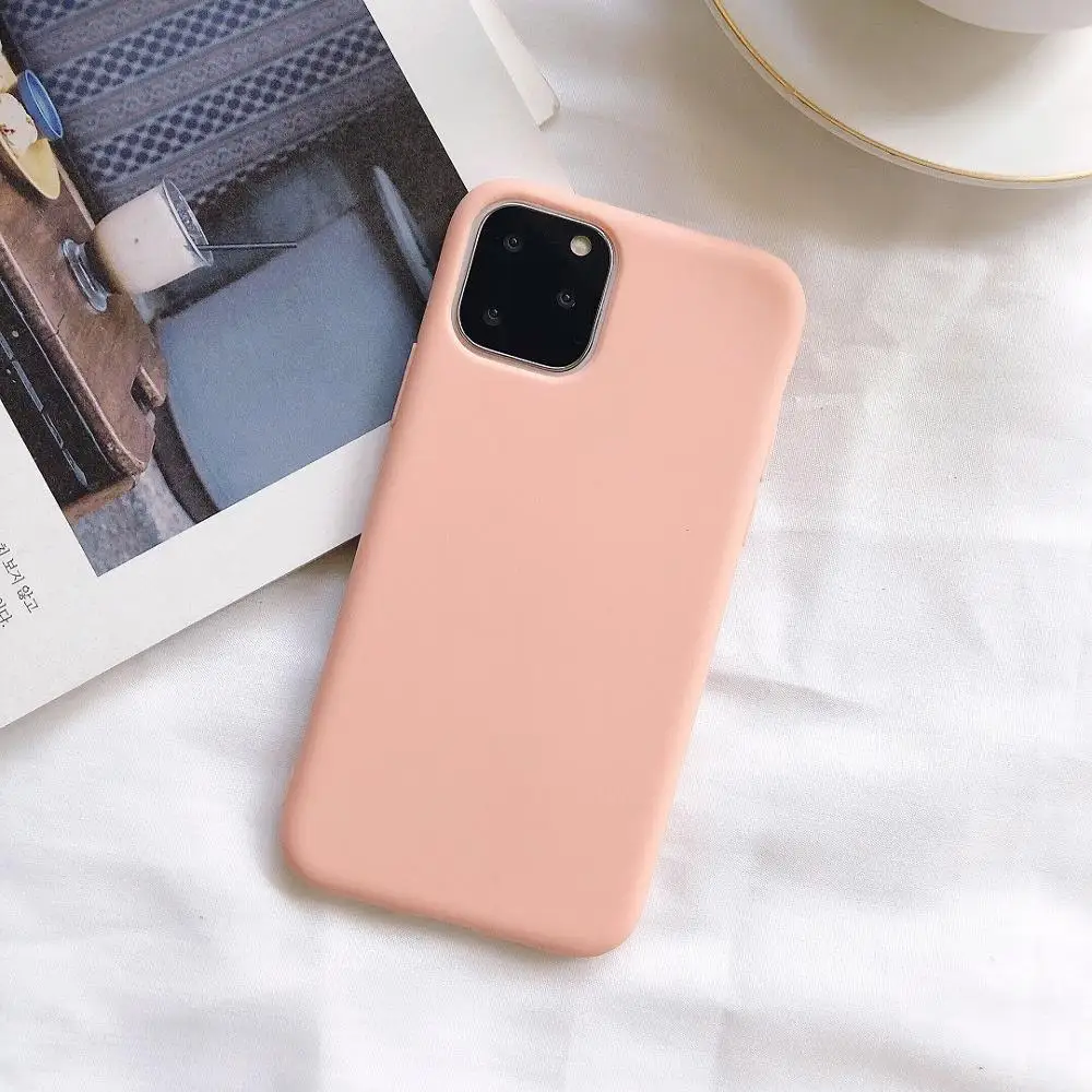  Силиконовый чехол карамельных цветов для iPhone 11 мягкая задняя крышка из ТПУ с желеобразным рисунком Pro Max iPhone11