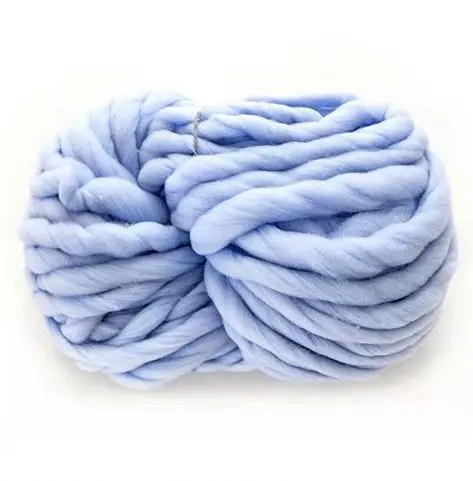 Nuanlu  Chunky Chenille Yarn Giant Arm Knitted Blanket Soft Baby Yarn multicolor In Stock