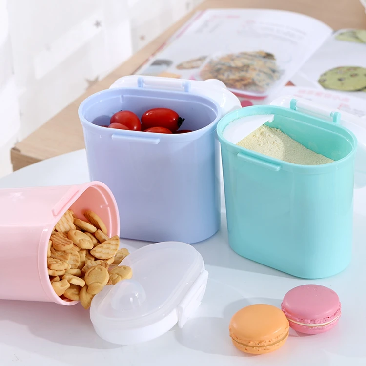 Portable Toddler Snacks Container Formula Milk Powder Dispenser Baby Essential Feeding Boxes Food Storage Box