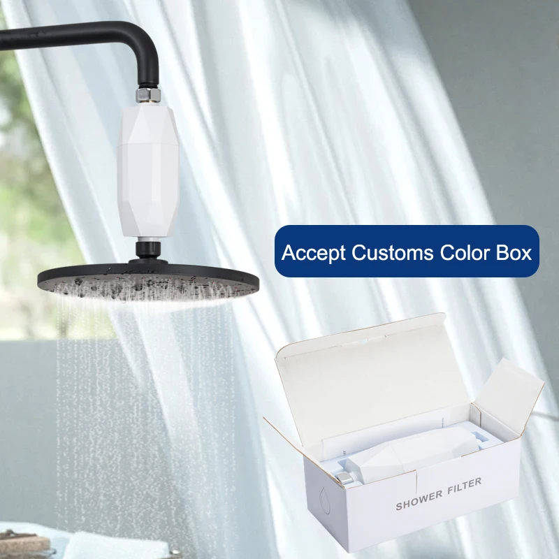 Factory Recommend Shower Filter Remove Peculiar Color And Odor Shower Filter For Bathroom Vitarain Shower Filter