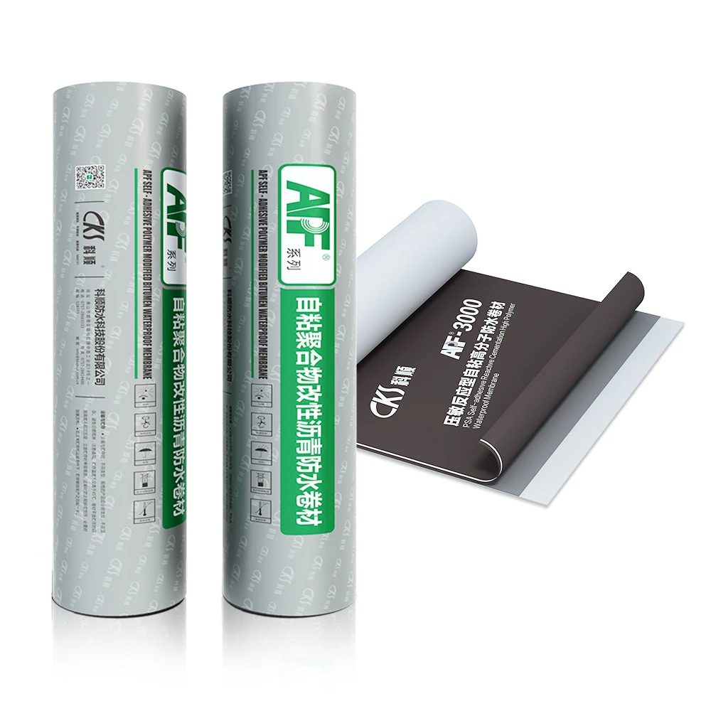 Single double side tear resistance self-adhesive  roofing floor sheet waterproof  membrane waterproofing