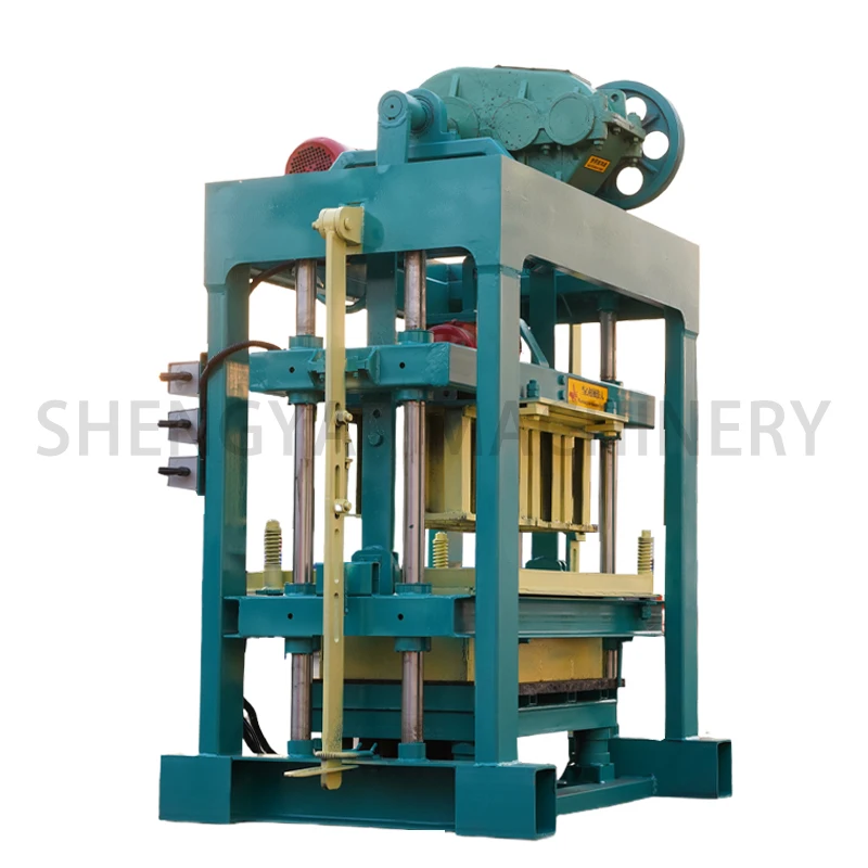 factory direct sale shengya qtj4-40 brick making machinery concrete block machine cement block making machine