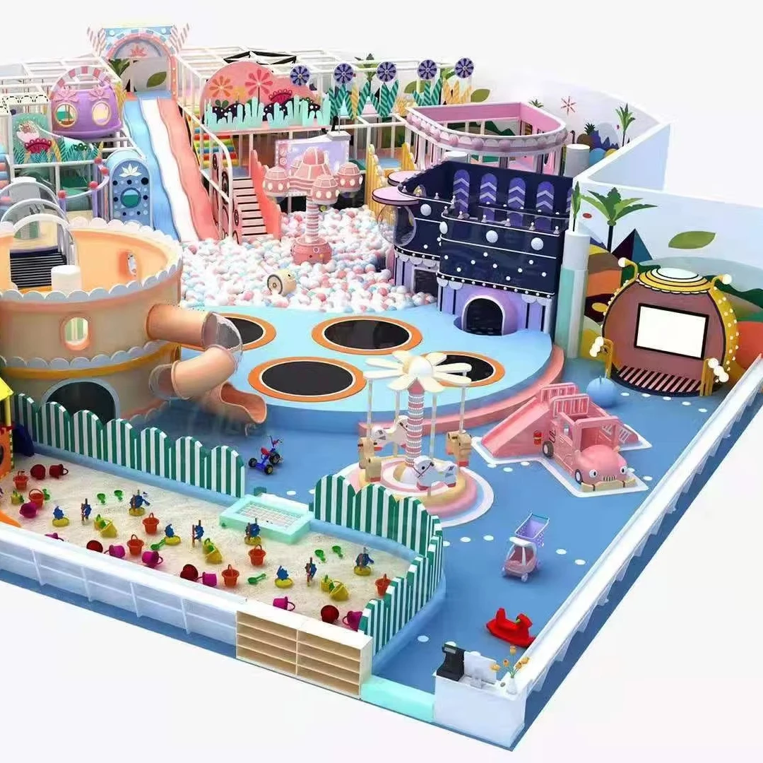 Indoor Playground Trampoline Park for Kids and Adults Indoor Maze for Sale