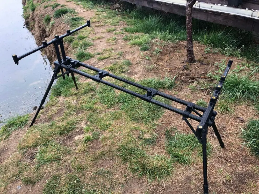 Adjustable Retractable Carp Fishing Rod Pod Stand Holder