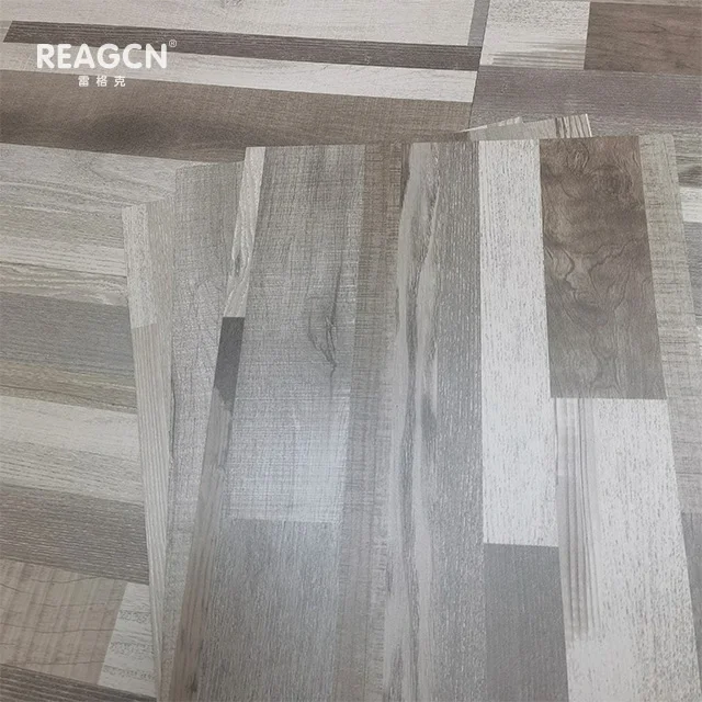 Hot selling self adhesive pvc sxp flooring with glue peel and stick floor tile