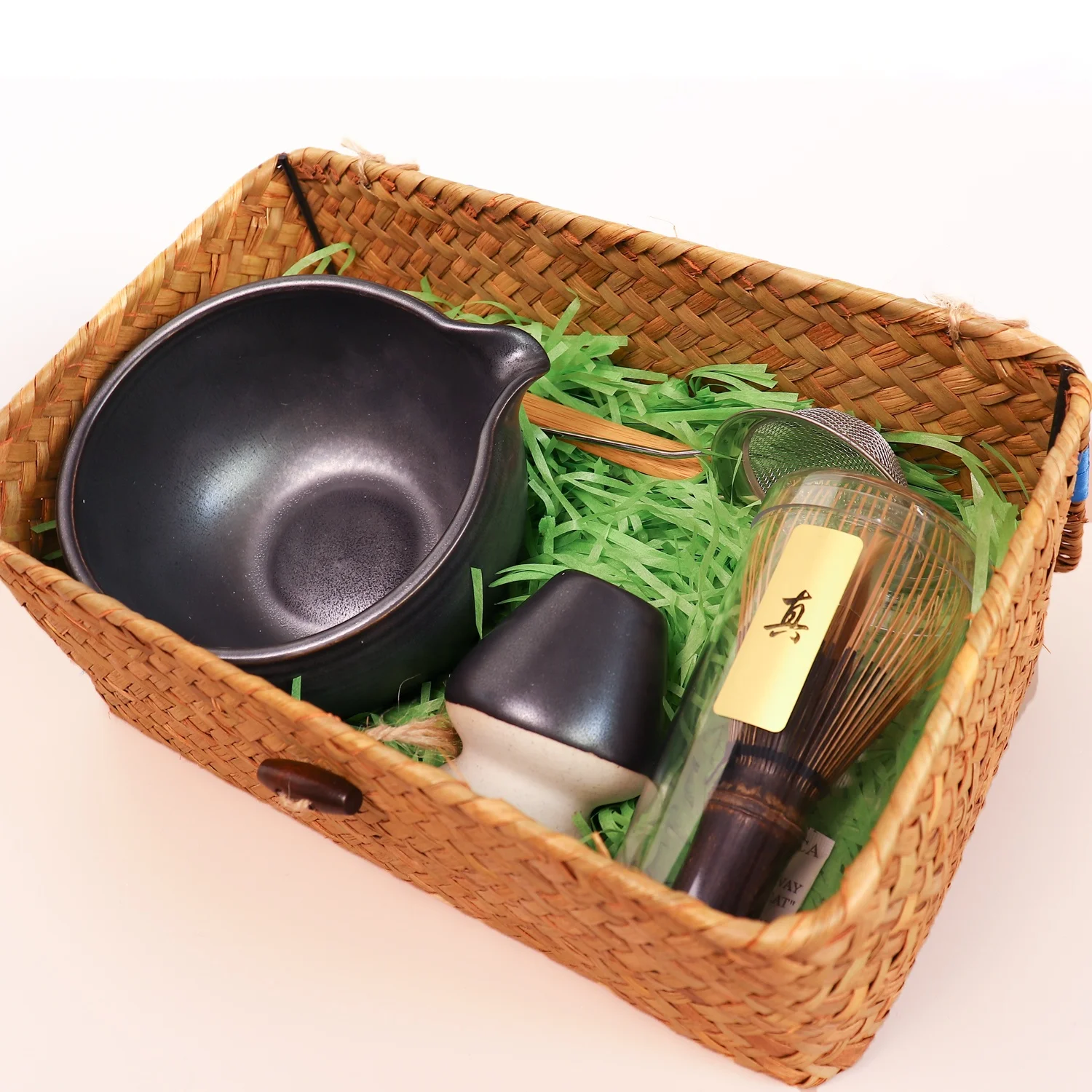 Tiitee Japanese Traditional Matcha Tea Set Ceremony Accessory Chasen Scoop Chashaku Tea Kit Bamboo Whisk Set Matcha Bowl Set
