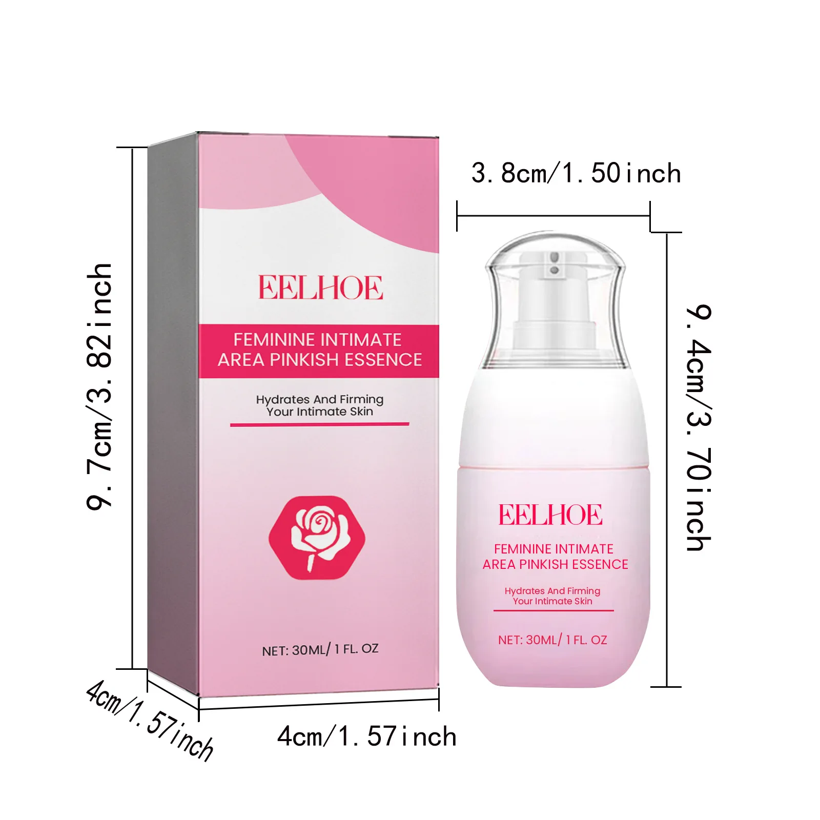EELHOE Lady Body Shimmer Oil Skin Whitening Essence for Underarm Joint Brightening and Pigmentation Reduction Care