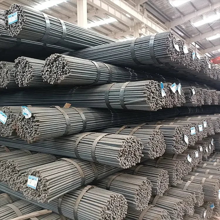 Cheap ASTM HRB335/400/500 Custom 10mm 12mm Construction Building Ribbed Iron Rod Reinforced Deformed Steel Rebars