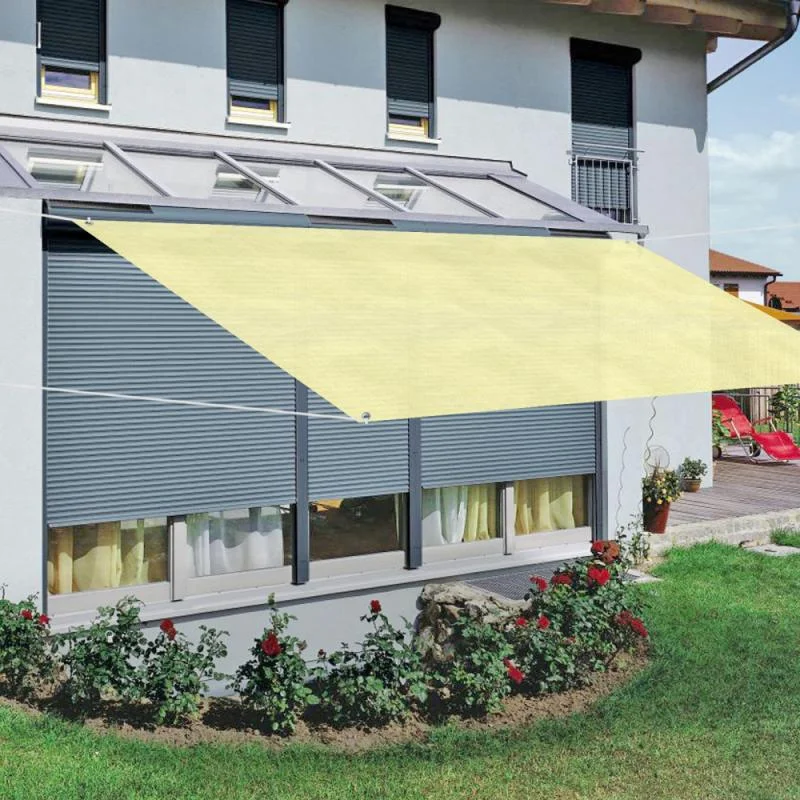 China waterproof dacron Oxford triangular square awning sunshade sail