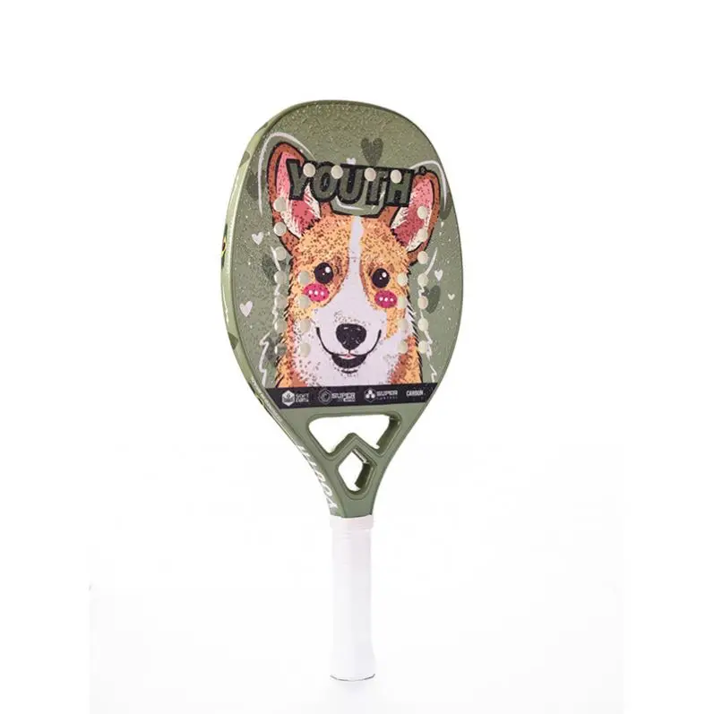 China Manufacturer Ready To Stennis Racket Carbon Fiber Padel Racket In Padel Court