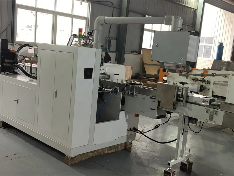 Ali Baba Factory Supplier Rectangle Square Paper Carton Box Two Sides Glue Sealing Machine