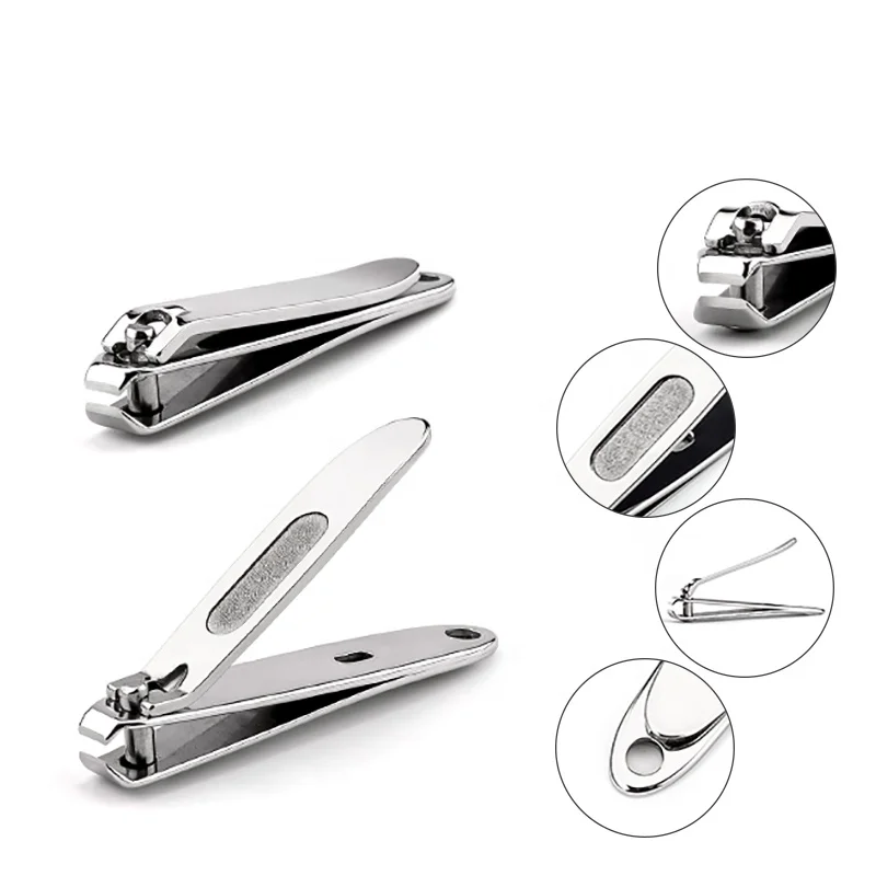 
New Arrival Wholesale Safe Professional Stainless Steel Finger and Toe Nail Clippers Nail Cutter with Nail File for Baby  (1600182571546)