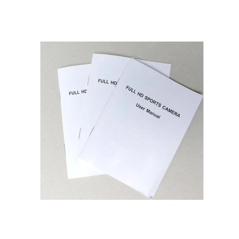 Hot sale  Customized All Size Instruction Manual Book Printing Service