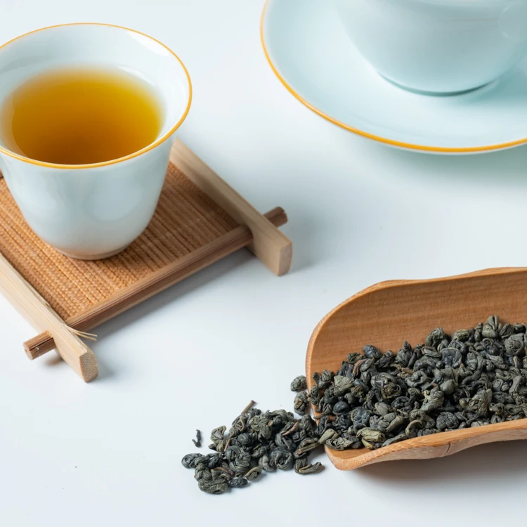 Handmade Organic Green Tea China Slimming Freshly Superior Gunpowder  Handmade Tea Jade Pearl Vacuum Pack