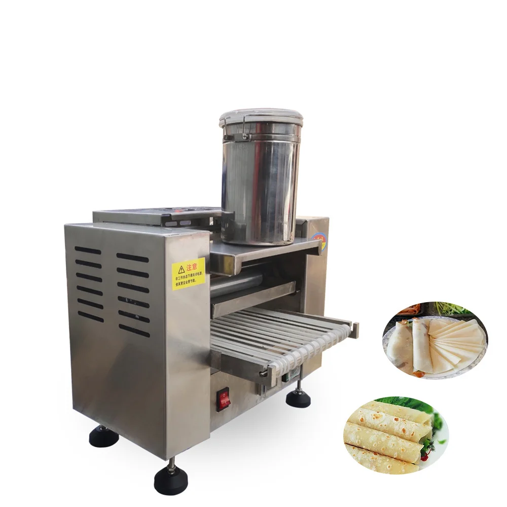 Automatic Mini Egg Layer Cake Thin Mille Pancake Crepe Maker Commercial Crepe Machine