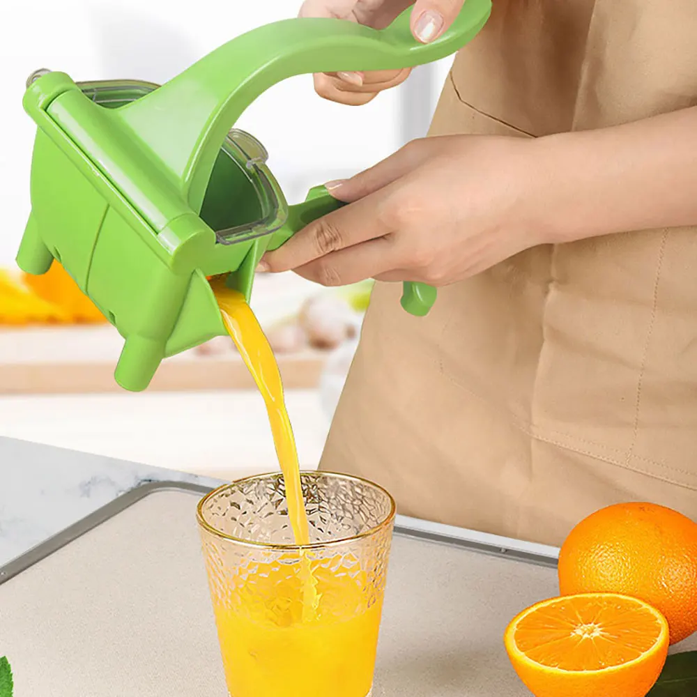 Manual Fruit Juicer Lemon Squeezer Aluminium Alloy Hand Squeezer Easy Use Heavy Duty Lemon Citrus Juicer