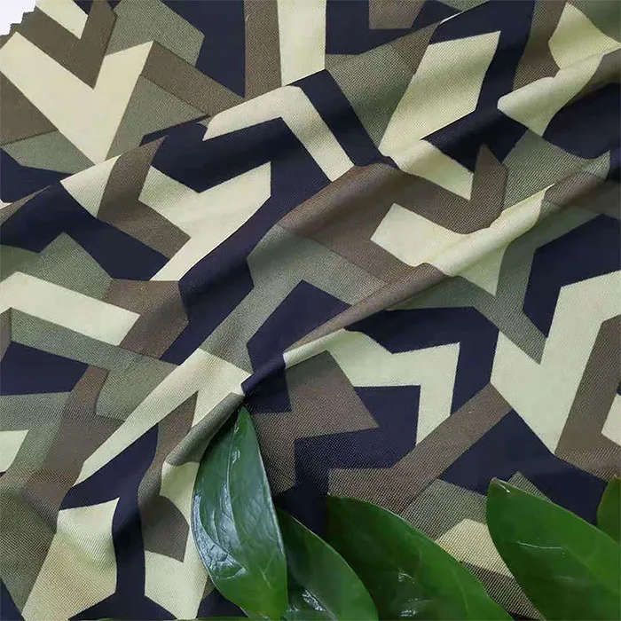 Новый дизайн, трикотажная ткань с принтом DTY для одежды, одинарная трикотажная ткань с принтом для одежды