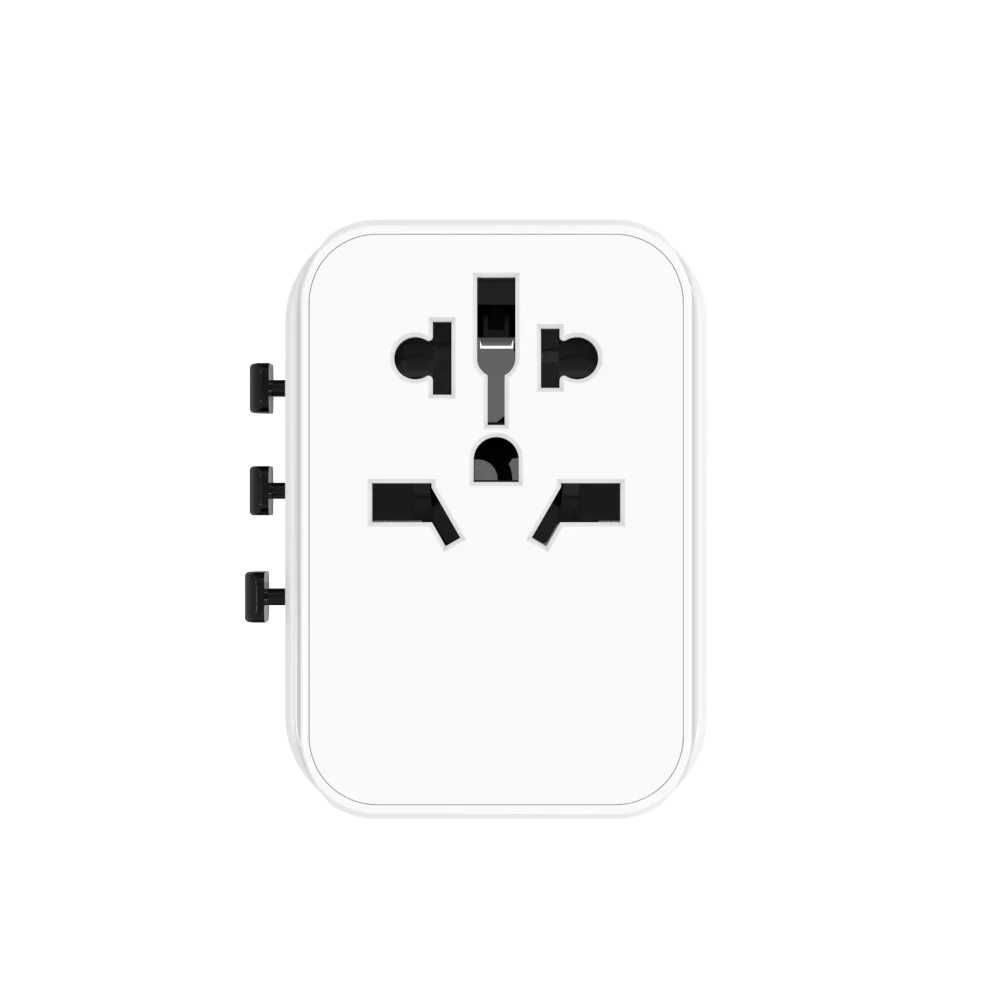 Newest technology Electrical Plug Socket USB Travel Adapter Worldwide Charger Type-C port 4 USB universal Adaptor