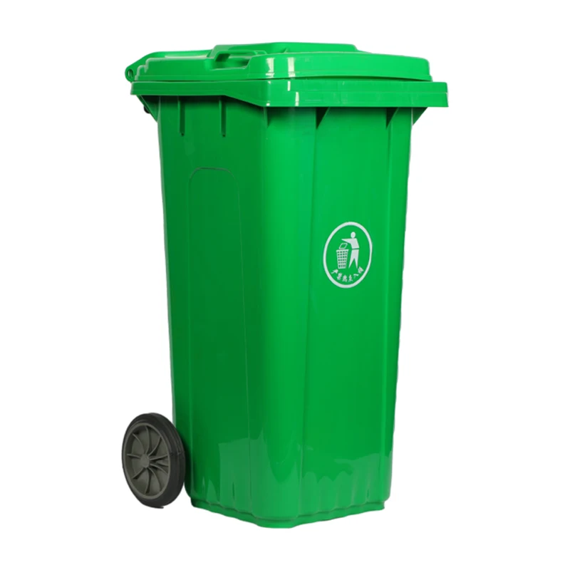 Good Quality Durable Rectangular Plastic Dustbin Waste Garbage Bin Trash Can with Lid
